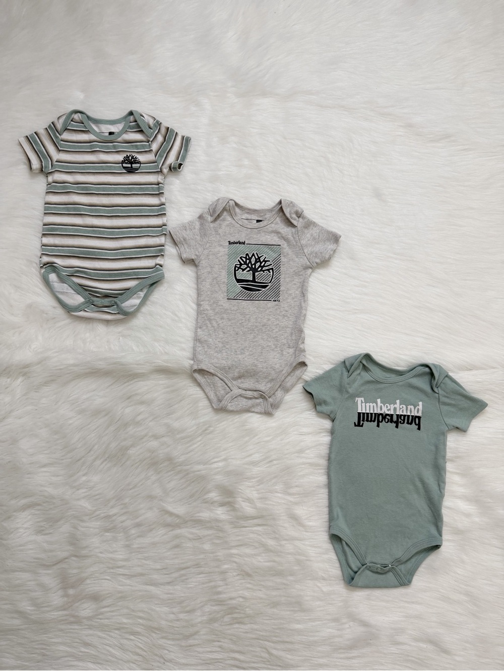 12 Months Baby Boy BUNDLE (3) Summer Onesie Bodysuit